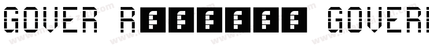 GOVER Regular GOVERRegular字体转换